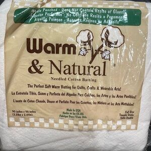 Warm & Natural Cotton Batting